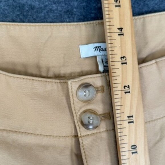 Madewell Women Plus Leg Harlow Wide Leg Pant Drapey Twill Linen Sz 18W Beige NWT - Picture 11 of 14